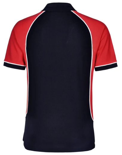 Picture of Winning Spirit, Mens TrueDry Tri-Colour S/S Pique Polo